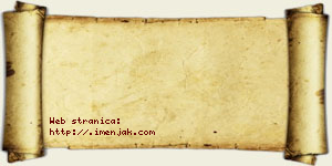 David Strinić vizit kartica